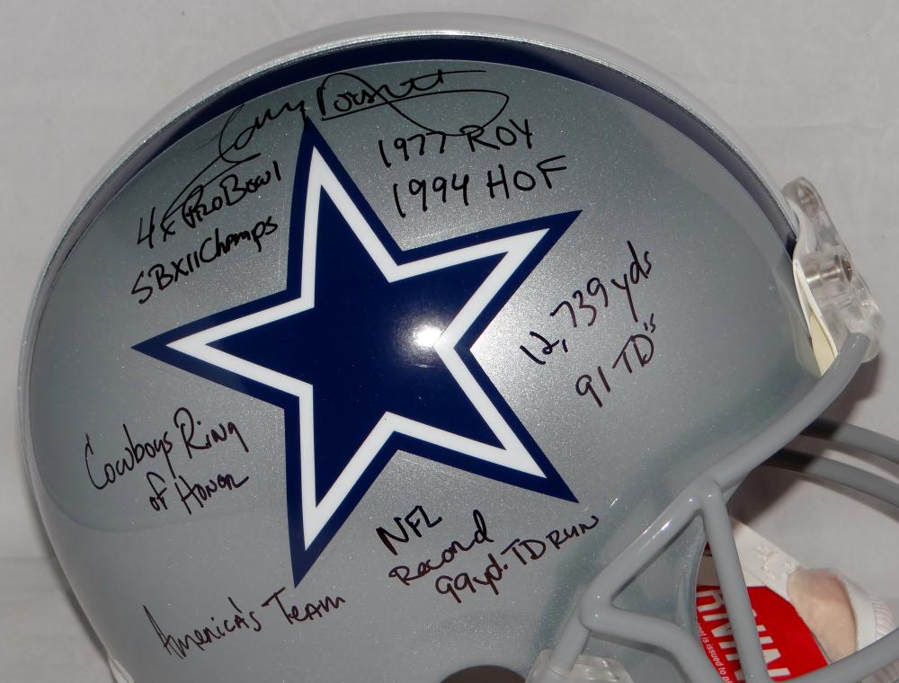 Tony Dorsett Dallas Cowboys Autographed Riddell Pro-Line Helmet