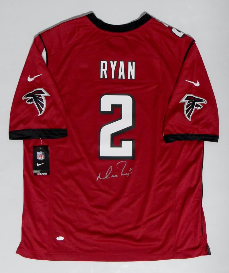 MATT RYAN AUTOGRAPHED ATLANTA FALCONS W JERSEY JSA