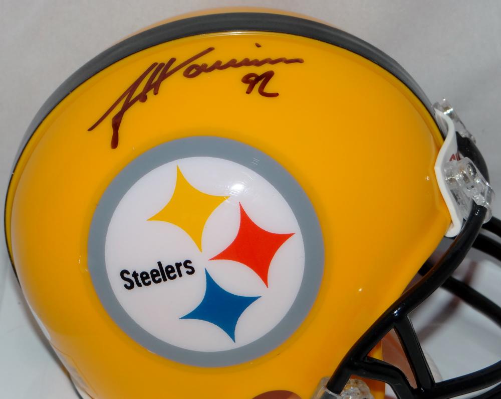 James Harrison MVP 08 Autographed Mini Helmet for Sale in No