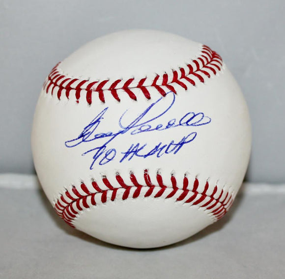 Boog Powell Autographed Rawlings OML Baseball 70 AL MVP Insc -JerseySource Auth