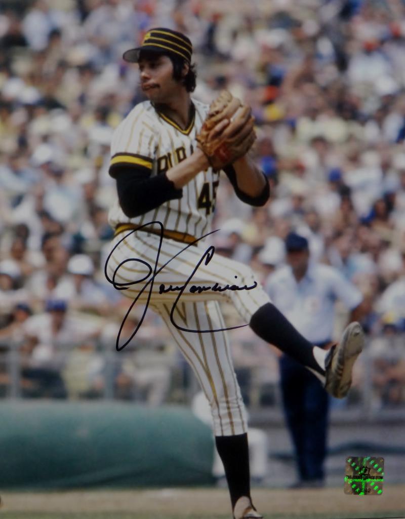 John Candelaria autographed baseball card (Pittsburgh Pirates