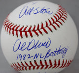 Al Oliver Autographed Rawlings OML Baseball w/ 3 Inscriptions -JerseySource Auth