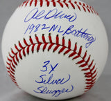 Al Oliver Autographed Rawlings OML Baseball w/ 3 Inscriptions -JerseySource Auth