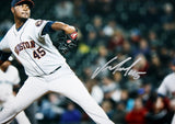 Michael Feliz Autographed Houston Astros 8X10 Pitching Photo- JSA W Auth