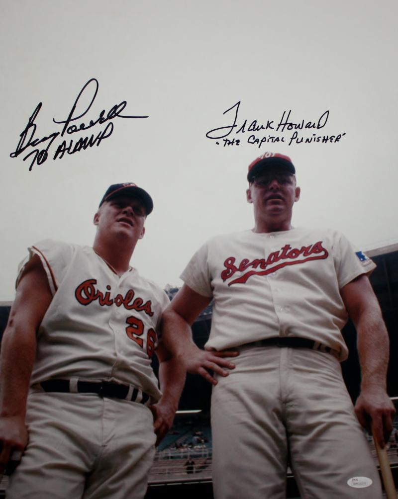 Boog Powell/Frank Howard Autographed 16x20 Photo with Inscriptions- JS –  The Jersey Source