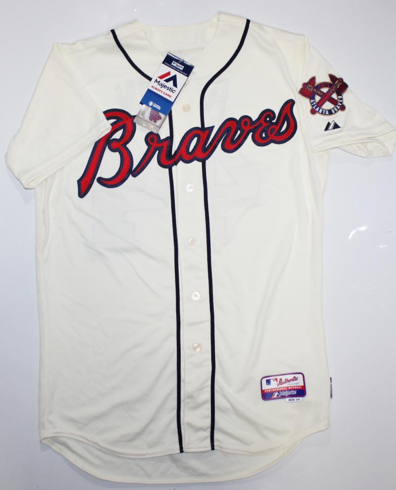 Autographed Hank Aaron Jersey With Letter Of Certification