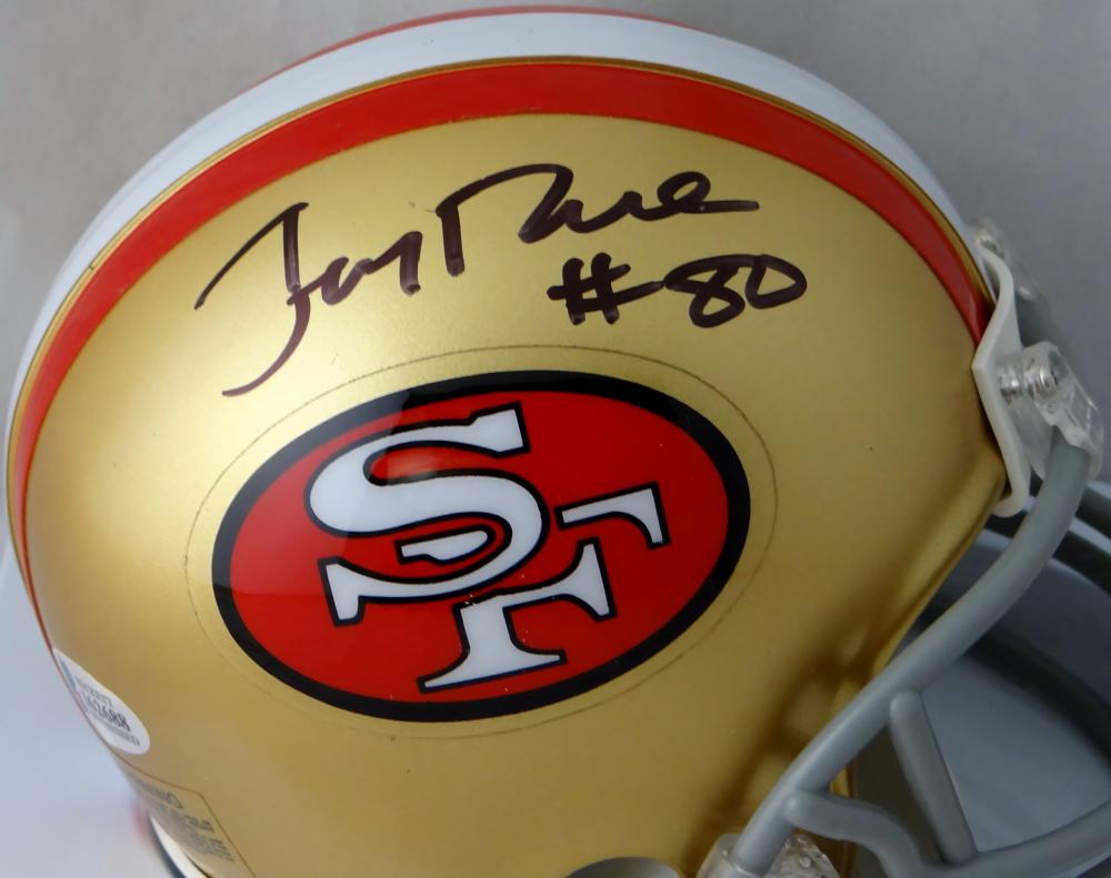 Jerry Rice Autographed San Francisco 49ers (Red #80) Jersey