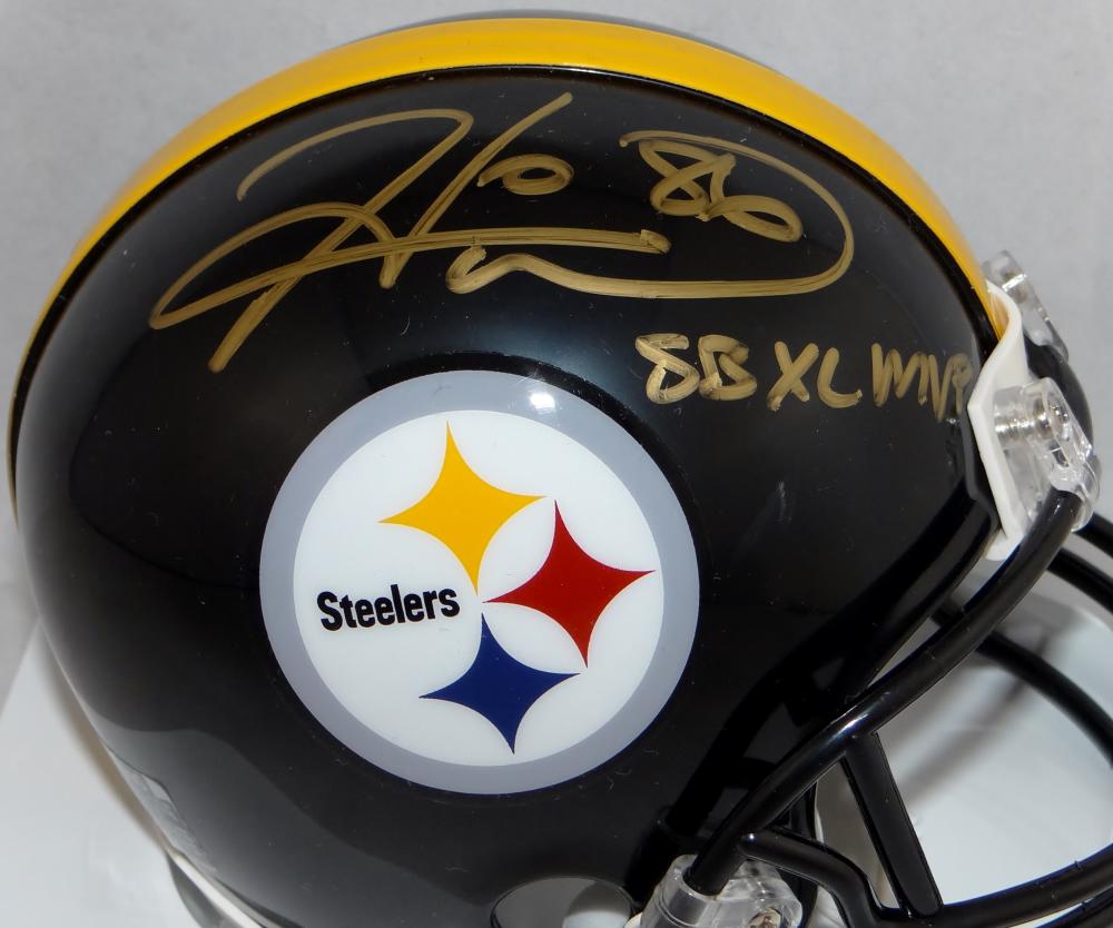 Hines Ward Pittsburgh Steelers Autographed Mini-Helmet - Sports