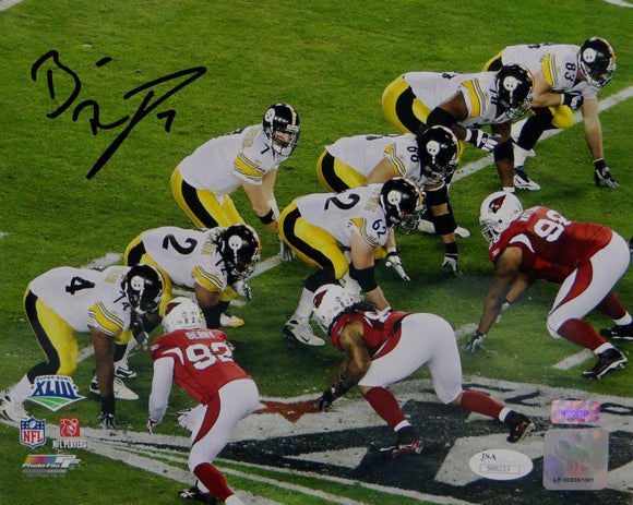 Ben Roethlisberger Signed 8x10 Steelers Vs Cardinals PF Photo- JSA Auth *Black