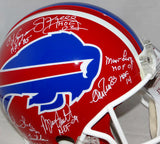 Buffalo Bill Hall of Famers Autographed Full Size 87-01 TB ProLine Helmet- JSA W Auth