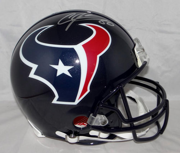 Andre Johnson Autographed Houston Texans F/S ProLine Helmet- JSA W Auth *Silver