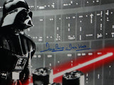 David Prowse Autographed Darth Vader 16x20 Star Wars Silver Photo- JSA Auth *Blue
