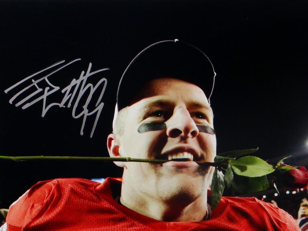 J.J. Watt NFL Memorabilia, J.J. Watt Collectibles, Verified Signed J.J. Watt  Photos