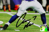 Case Keenum Autographed Vikings 8x10 About to Pass PF Photo- JSA W Auth *Black Image 2