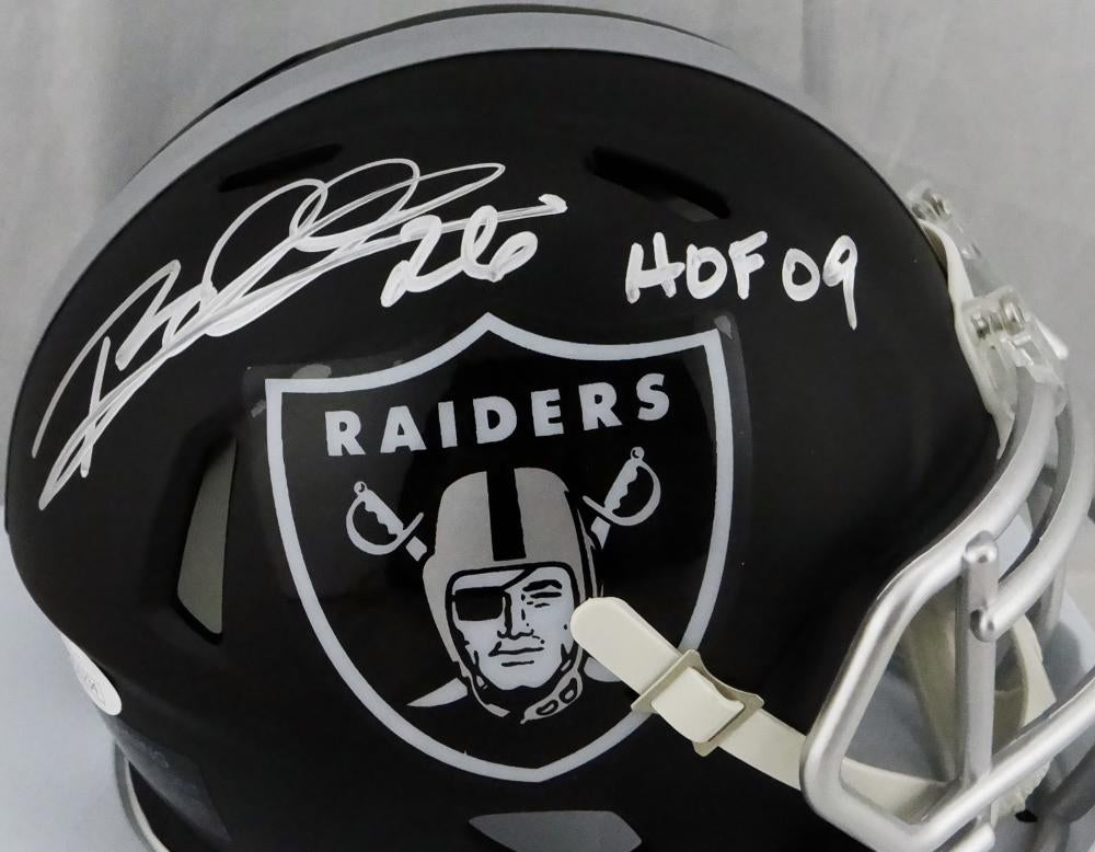 Rod Woodson Signed Raiders Blaze Alternate Speed Mini Helmet