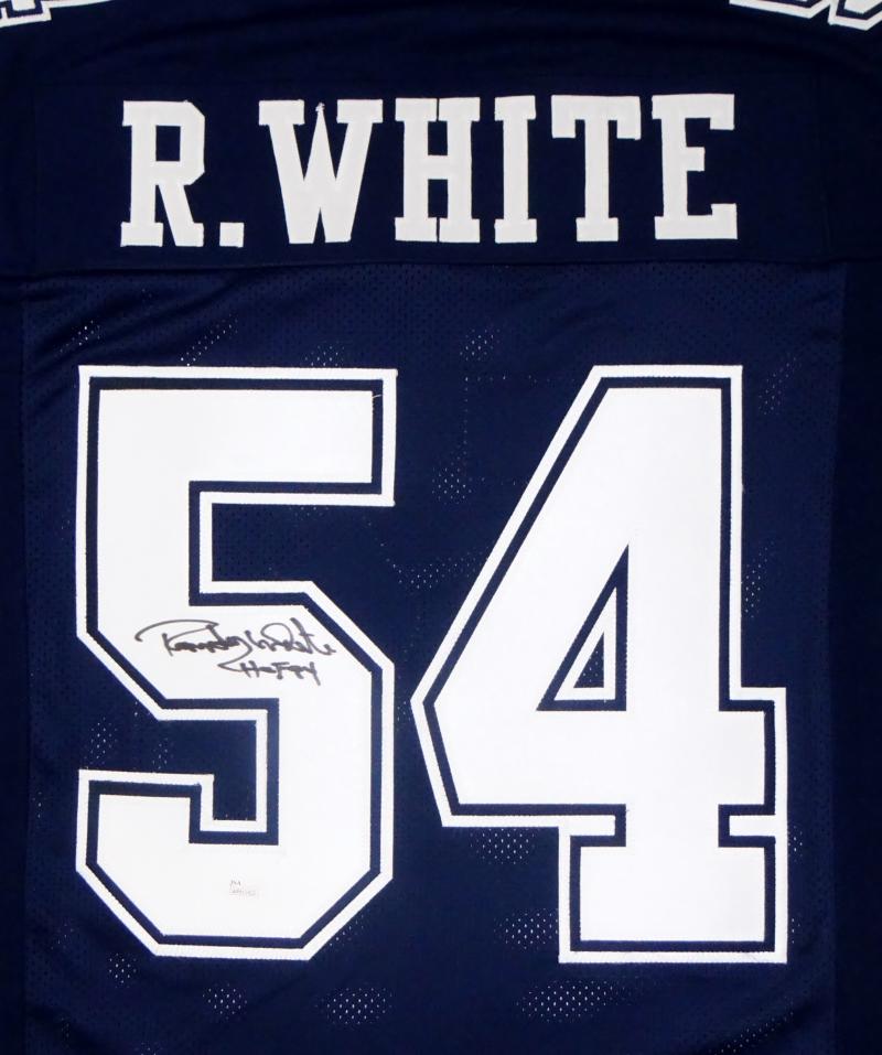 Randy White Signed Blue with White Numbers Football Jersey