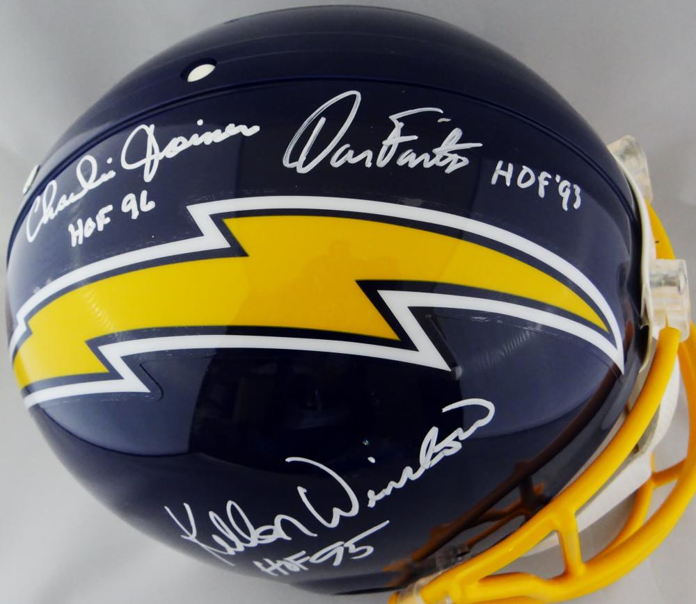 Dan Fouts Autographed San Diego Chargers Proline Helmet –