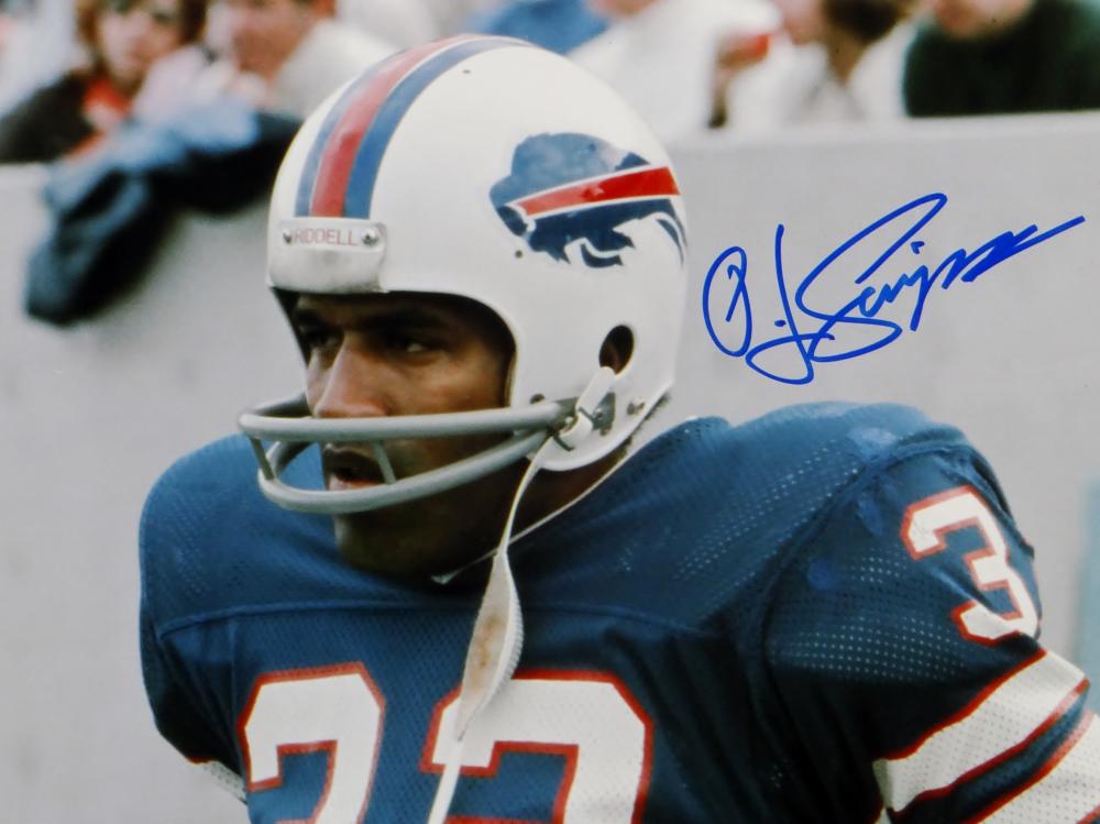 Autographed O.J. SIMPSON 8X10 Buffalo Bills Photo JSA