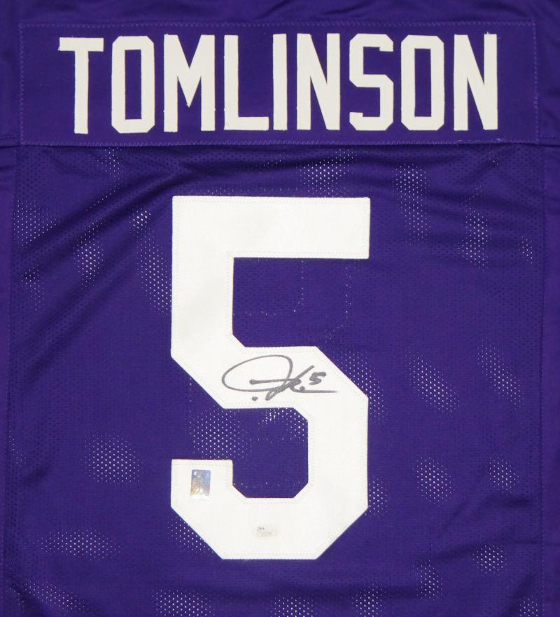 LaDainian Tomlinson Autographed Purple College Style Jersey- JSA Auth – The  Jersey Source