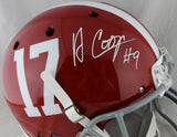 Amari Cooper Autographed Alabama Full Size Helmet- JSA Witness Auth *White