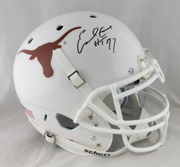 Earl Campbell Autographed Texas Longhorns Authentic Helmet w/ HT- JSA W Auth
