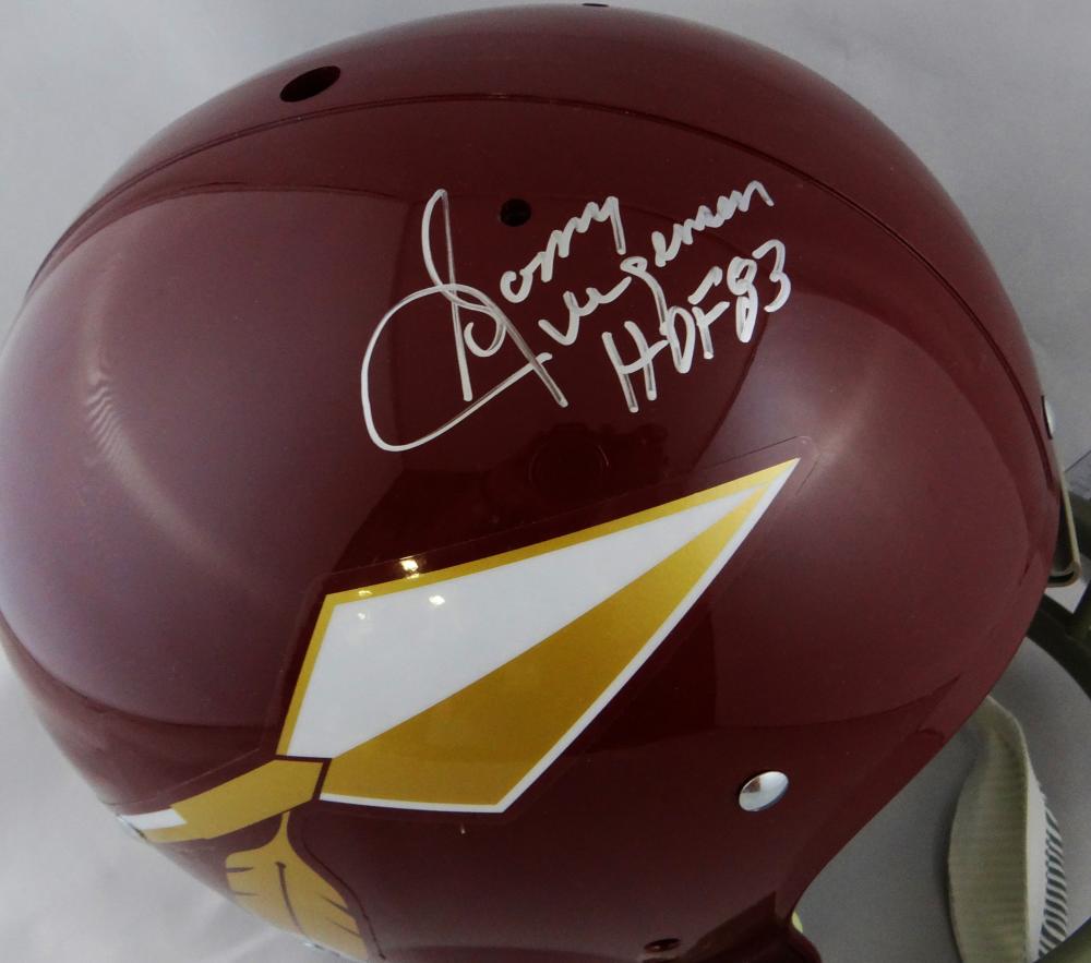 SONNY JURGENSON REDSKINS AUTOGRAPHED 1965-69 TK REPLICA THROWBACK HELM