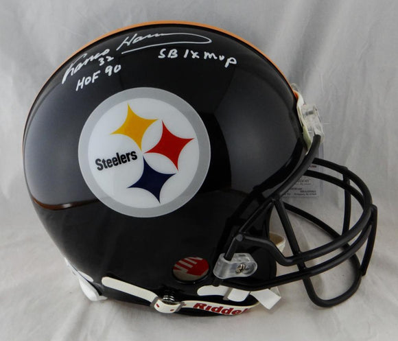 Franco Harris Autographed Steelers F/S Proline Helmet w/ Insc- JSA W Auth *White