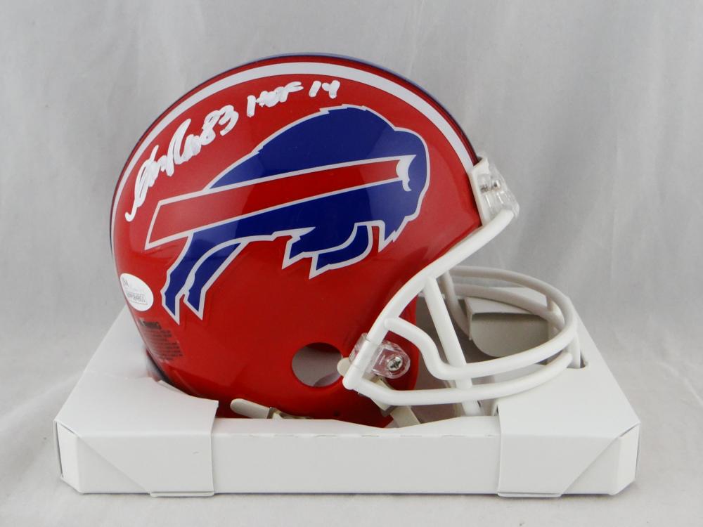 Andre Reed Autographed Helmets, Signed Andre Reed Inscripted Helmets