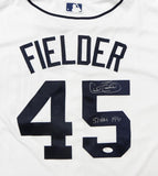 Cecil Fielder Autographed Detroit Tigers Majestic Jersey w/ 51 HRs 1990- JSA Auth *5