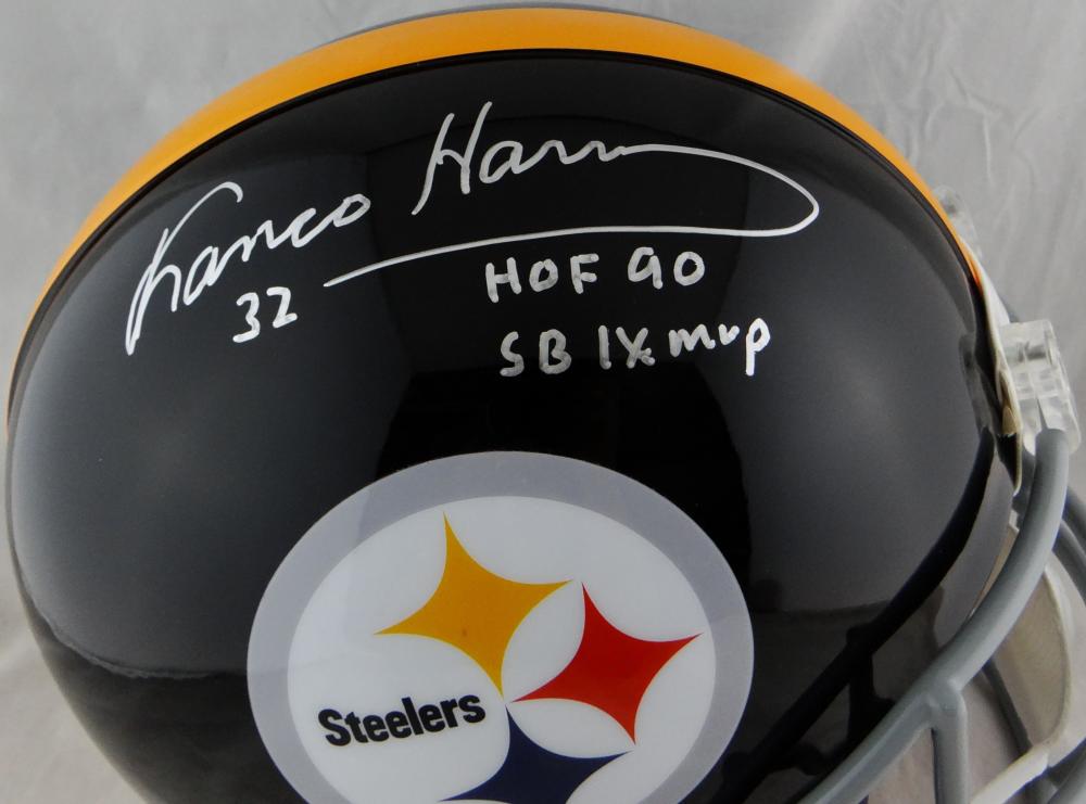 NFL Franco Harris Signed Helmets, Collectible Franco Harris Signed Helmets