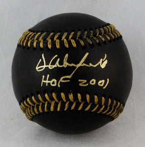Dave Winfield Autographed Rawlings OML Black Baseball w/ HOF 2001 -JSA W Auth