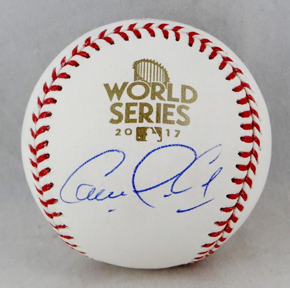 Carlos Correa Autographed Rawlings World Series OML Baseball- TriStar Authenticated