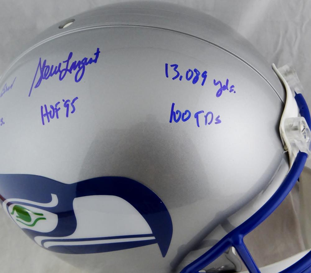 Steve Largent Signed Seattle Seahawks Jersey Inscribed HOF '95 (JSA –