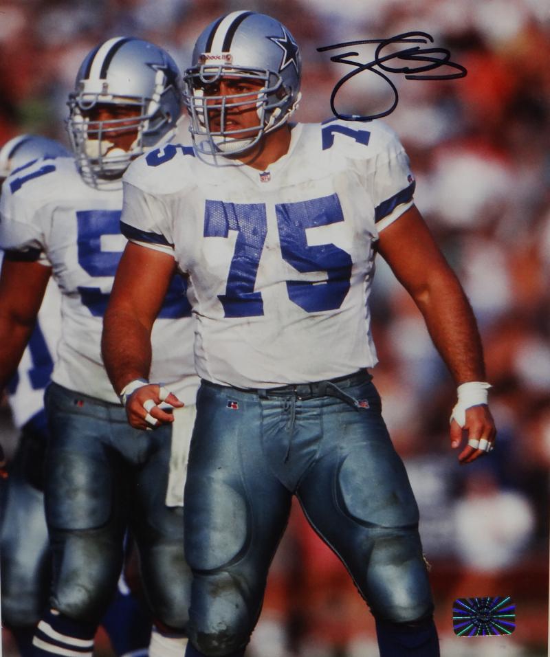 Tony Casillas Autographed Dallas Cowboys 8x10 On Field Photo- Jersey Source  Auth