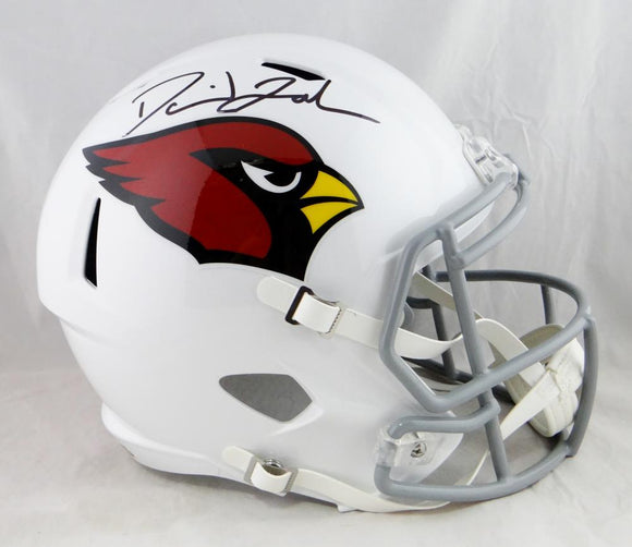 David Johnson Autographed Arizona Cardinals F/S Speed Helmet - Beckett Auth *Black
