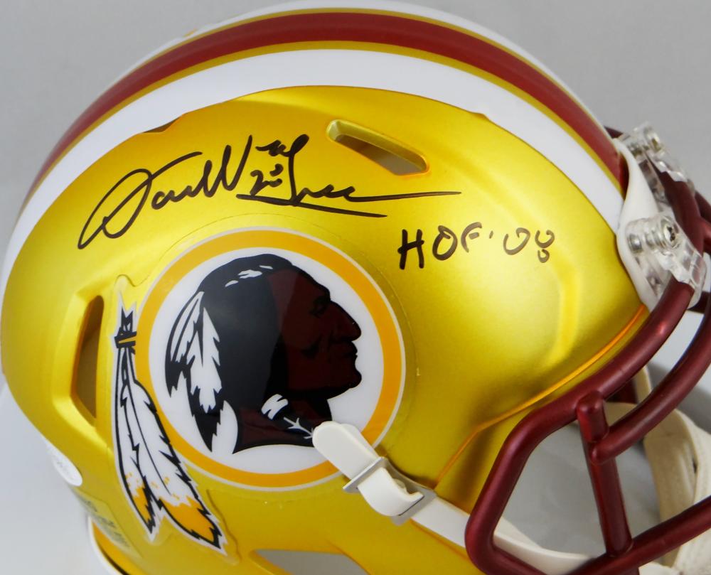 Washington Redskins HOF Autographed Helmet Yellow Riddell