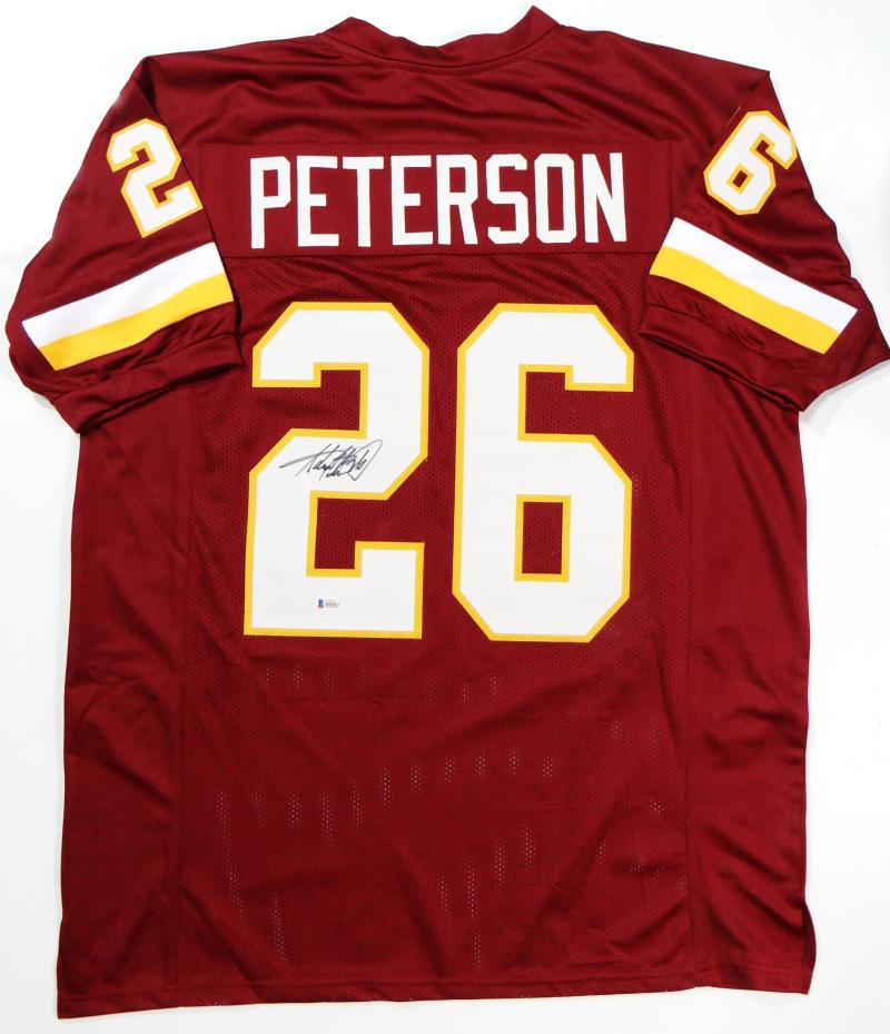 Adrian Peterson Autographed Custom White Football Jersey - BAS