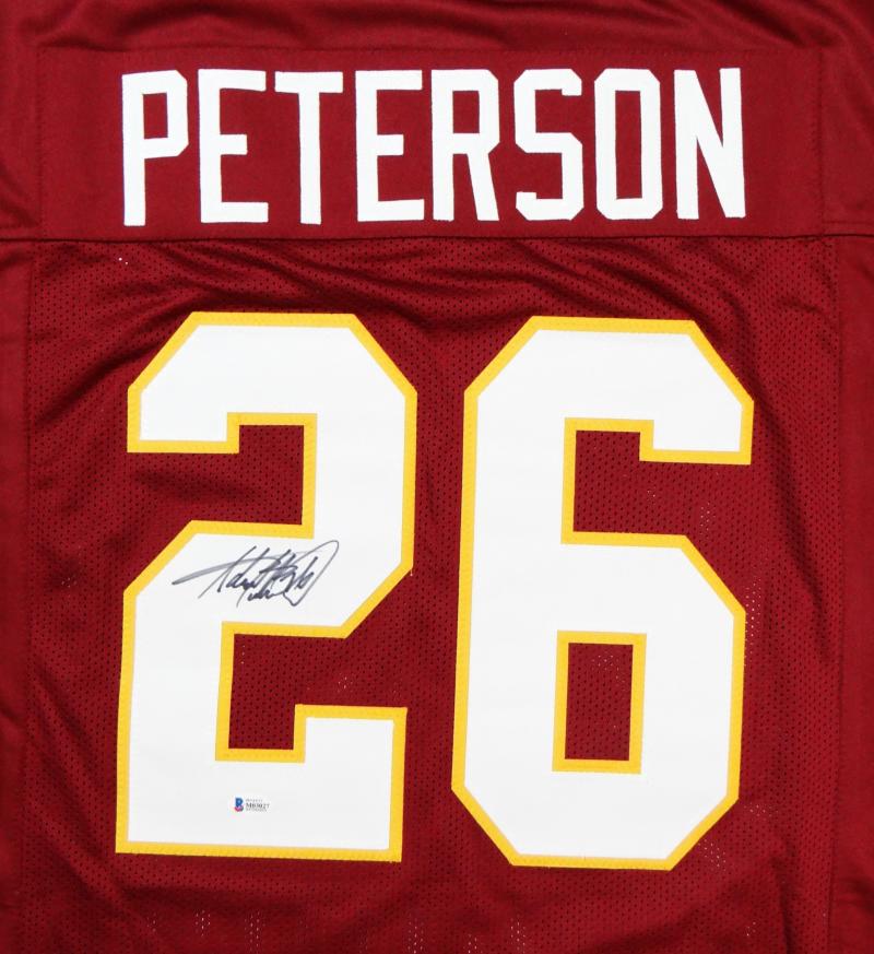 The Jersey Source Adrian Peterson Autographed Maroon Pro Style Jersey- Beckett Authentication *2