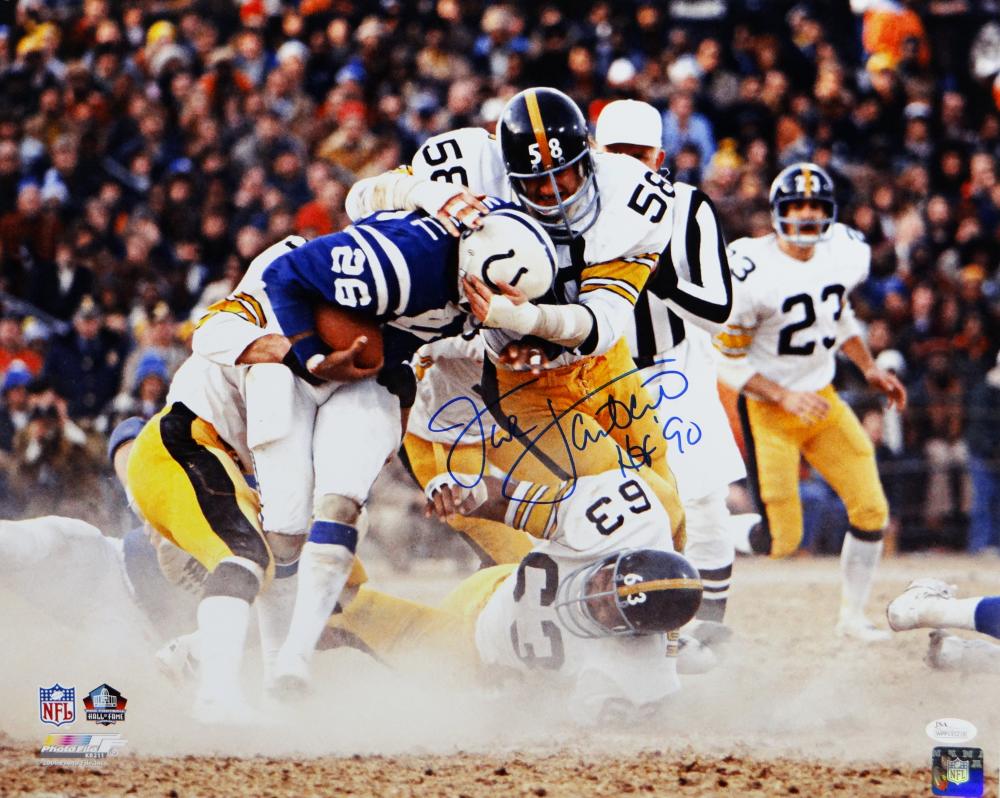 Jack Lambert HOF Autographed Pittsburgh Steelers 16x20 Photo - JSA COA