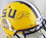 Odell Beckham Autographed LSU Tigers F/S Yellow Authentic Schutt Helmet- JSA W Auth