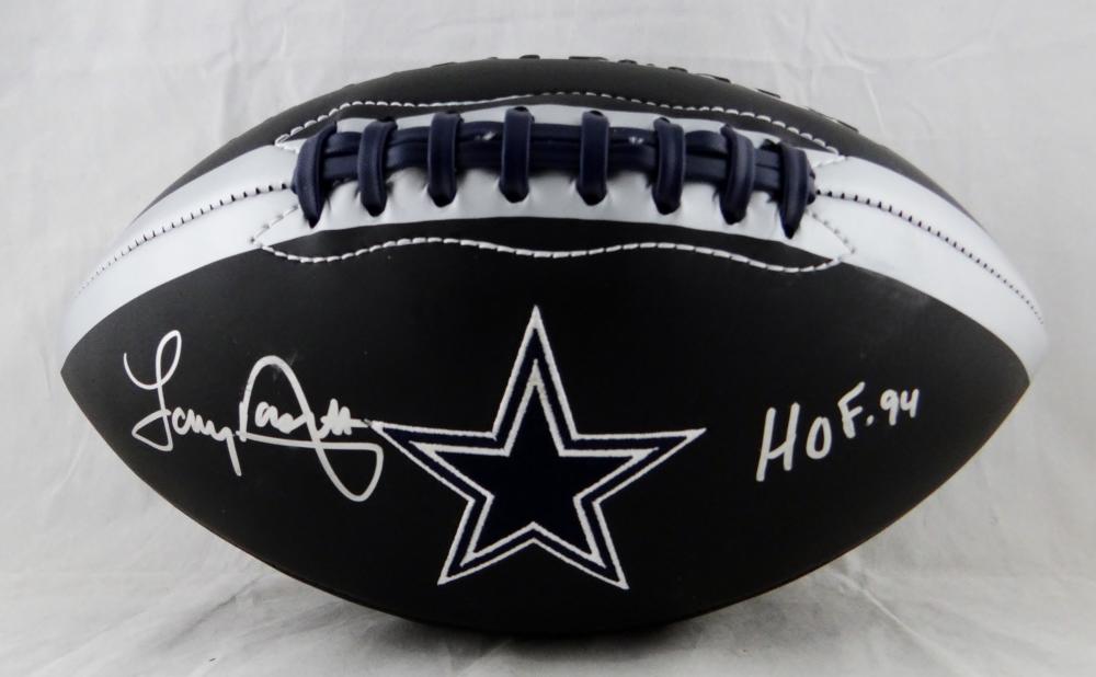 Tony Dorsett Autographed Dallas Cowboys Logo Football w/HOF - Beckett W  Hologram