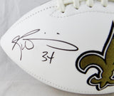 Ricky Williams Autographed New Orleans Saints Logo Football- JSA W Auth *Left