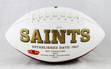 Ricky Williams Autographed New Orleans Saints Logo Football- JSA W Auth *Left