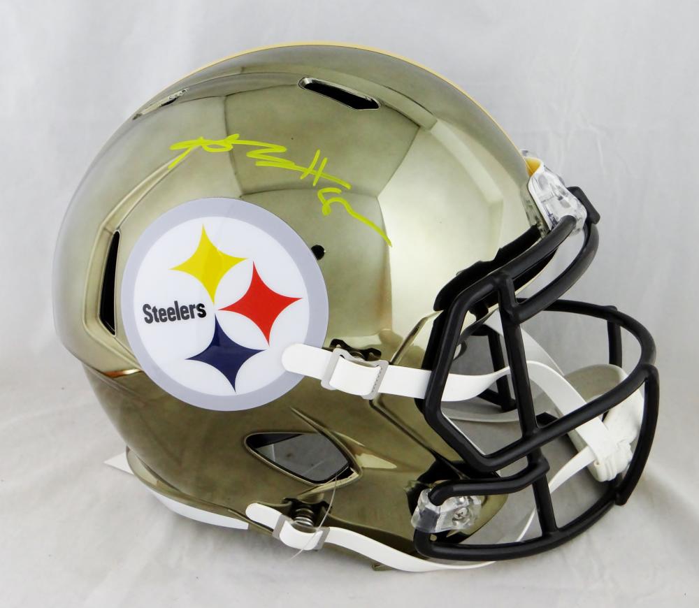 Antonio Brown Autographed Pittsburgh Steelers Black Chrome Speed