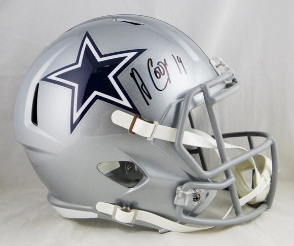Amari Cooper Autographed Dallas Cowboys Speed Full Size Helmet- JSA W Auth *Front