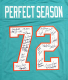 1972 17-0 Perfect Season Autographed Teal Pro Style Jersey- JSA W Authentication