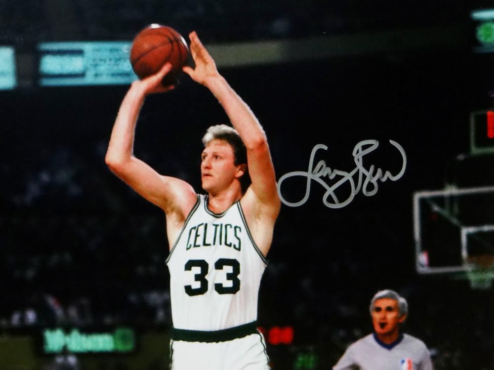 Larry Bird Boston Celtics Autographed Funko Pop - Beckett COA