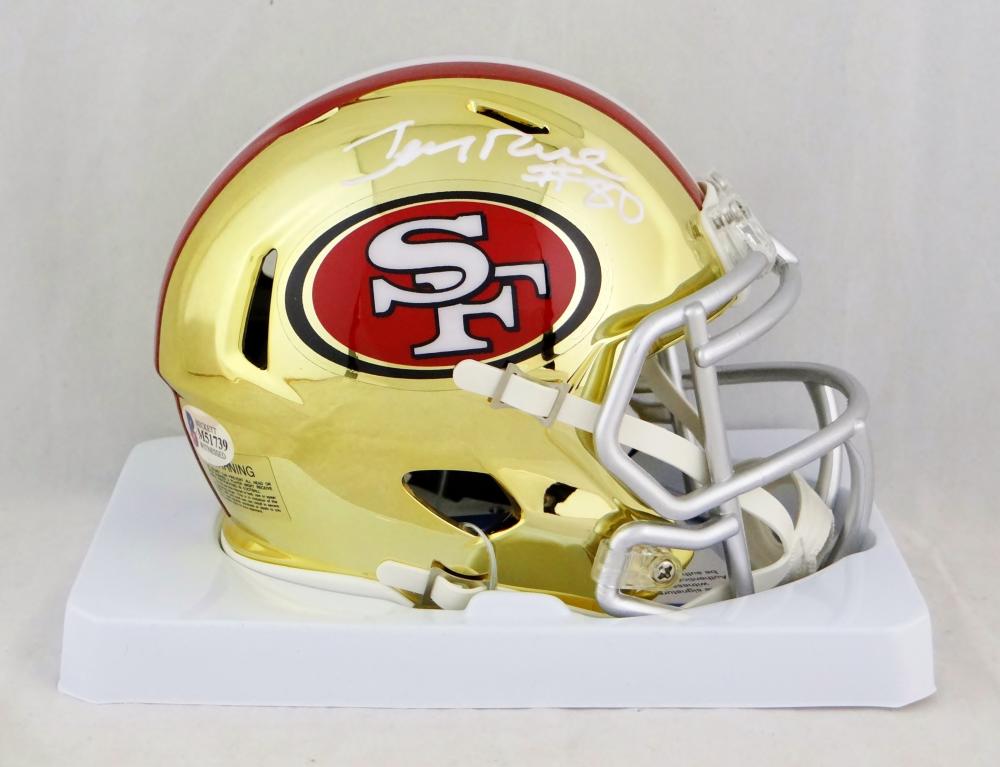 NFL San Francisco 49ers Riddell White Speed Mini Football Helmet Lunar  Eclipse - Sinbad Sports Store