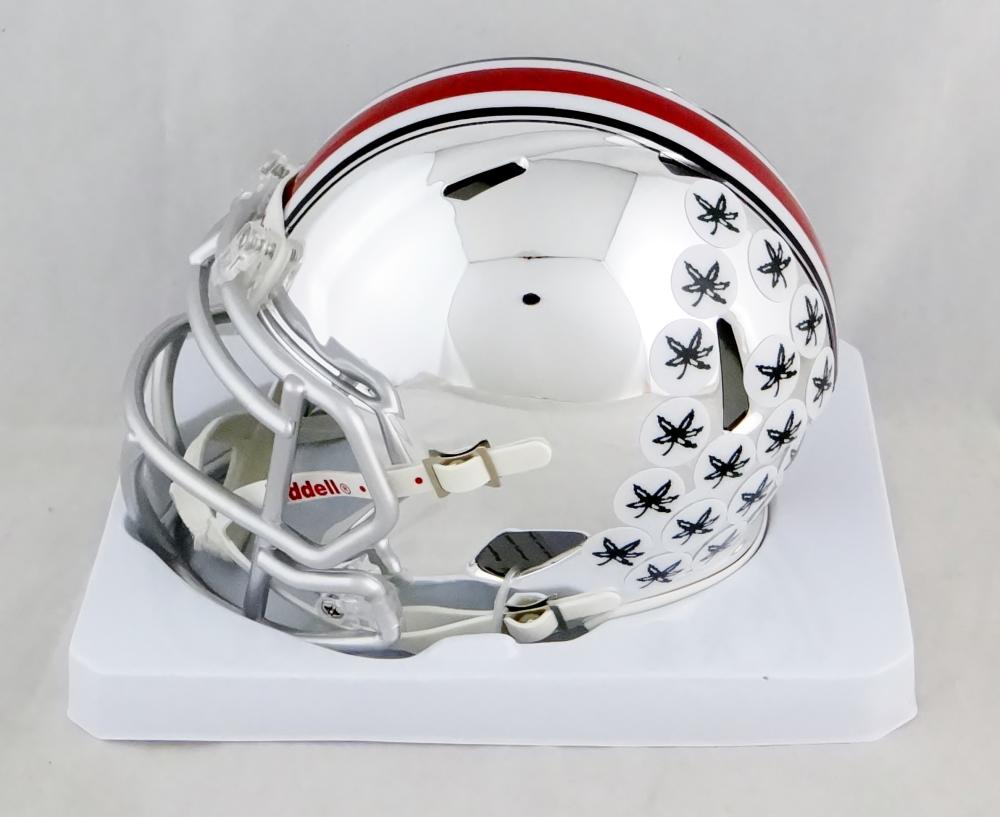 Nick Bosa Autographed Ohio State Buckeyes Chrome Mini Helmet- JSA Witn –  The Jersey Source