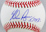 Nolan Ryan Autographed Rawlings OML Baseball With 5714 K's - AIV Hologram *Blue Image 2